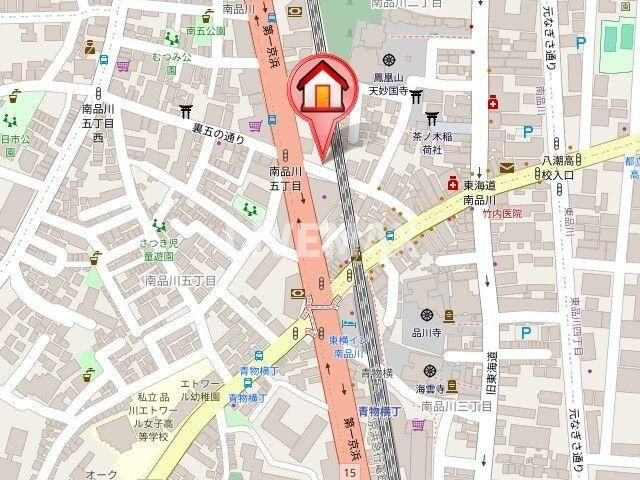 【地図】レジディア南品川プレイス
