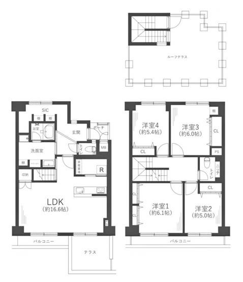 【間取り】 | 嵐山グランドシティ | 専有面積113.14㎡