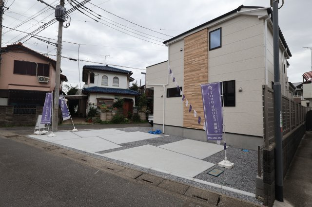 《仲介手数料無料》西区大字佐知川1312-9新築一戸建てケイアイグレイスの外観|撮影日 2026年9月18日 12:00 曇り