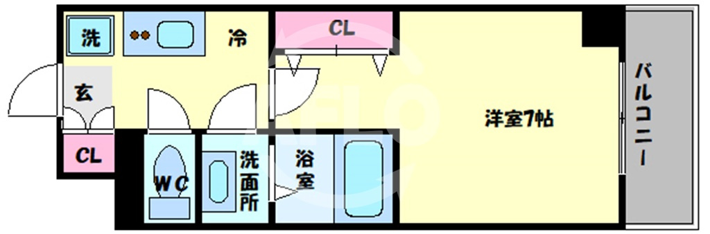 グランパシフィック難波南の間取り|グランパシフィック難波南　間取り