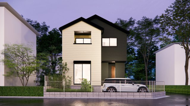 上田市上田の外観パース|仕様のご確認やローンのご相談は＜Tel 026-477-7419＞まで♪