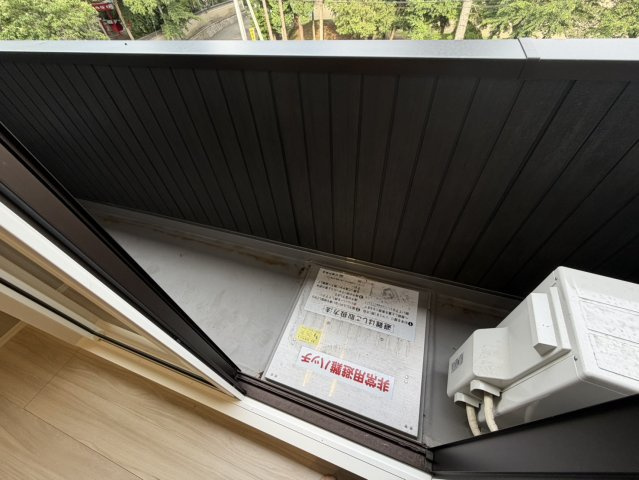 【新築】トリシア大慈寺町Bのバルコニー