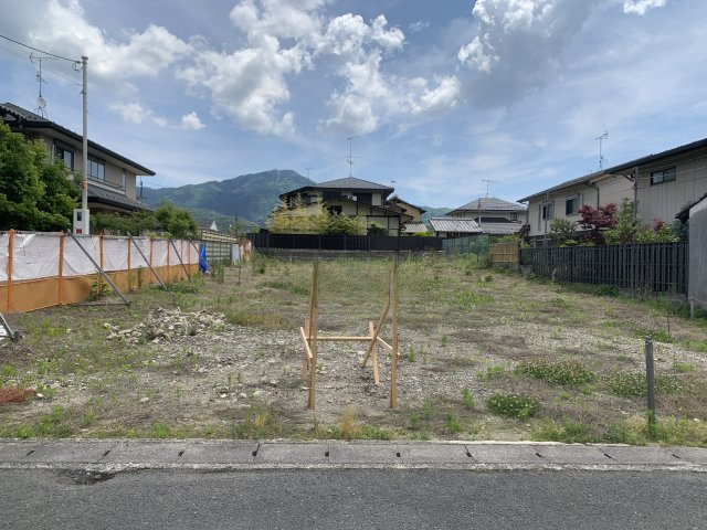 京都市左京区岩倉南平岡町　建築条件無し売土地の外観