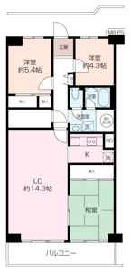 ３LDKの使いやすい間取り