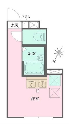 杉並区和泉４丁目の賃貸マンションの間取り