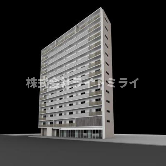 パークキューブ新板橋の外観パース| 