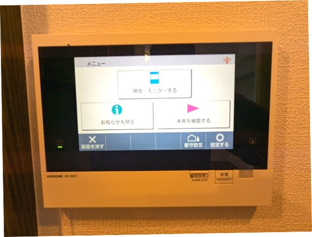 Renaissance Court浅草の設備|多機能なハンズフリーモニター付インターホンセキュリティです