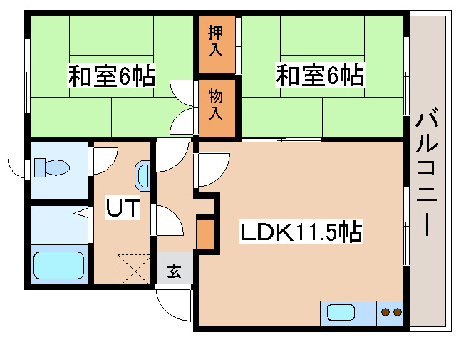 パミールハイツの間取り