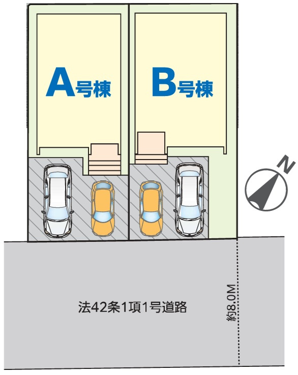 千葉市若葉区桜木北１丁目９８６番の区画図