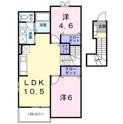 エトワール　Ａの間取り