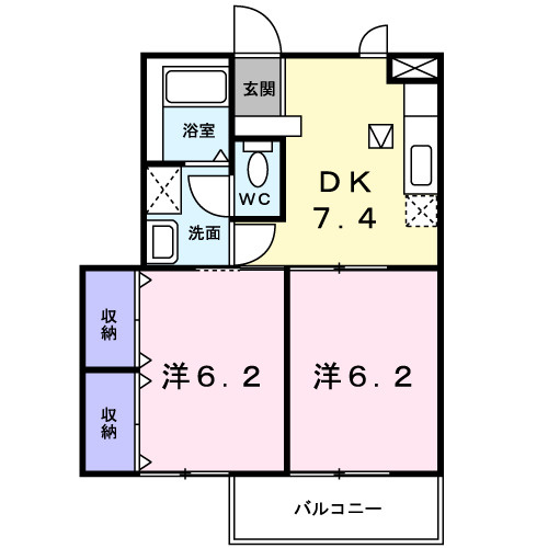 【間取り】 | メゾン横山