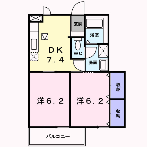 【間取り】 | メゾン横山