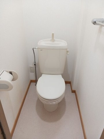 サンシティ臼井Ａのトイレ|落ち着いた色調のトイレです
