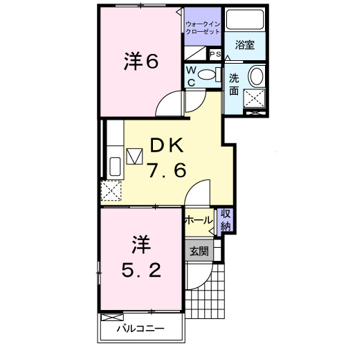 【間取り】 | ブルック　サイド