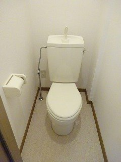 サンシティ臼井　Ｂのトイレ|トイレもきれいです