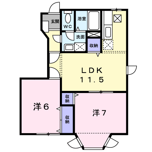 【間取り】 | サンシティ臼井
