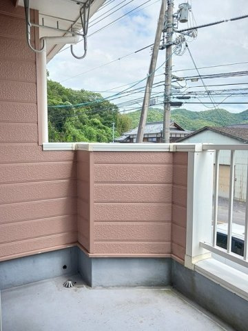 ブライトノースのバルコニー|開放的で明るい空間を演出してくれるバルコニーです