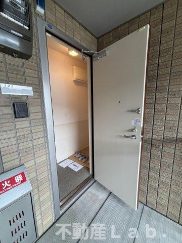 クレールとみあいのエントランス