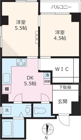 須藤ハイツの間取り