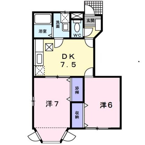 【間取り】 | ジュネスコートＹ