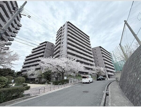 東急ドエルアルス枚方桜ヶ丘B棟のエントランス