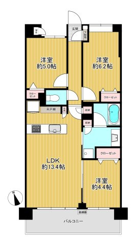 レリア蕨塚越の間取り