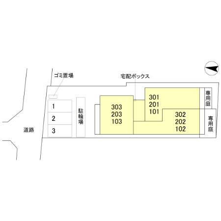 Ｄ-ＲＯＯＭ中小阪の区画図