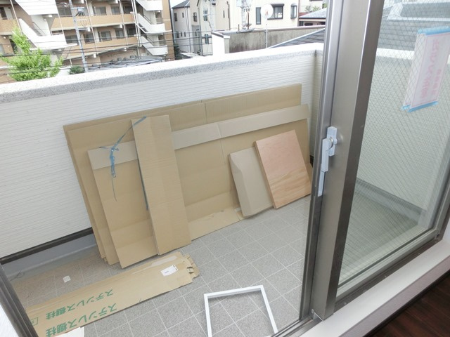 ガレリア加島のバルコニー