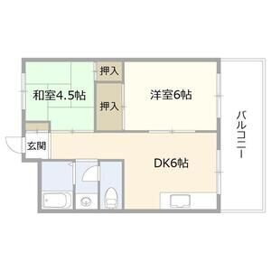 ときわ六甲道レクランの間取り