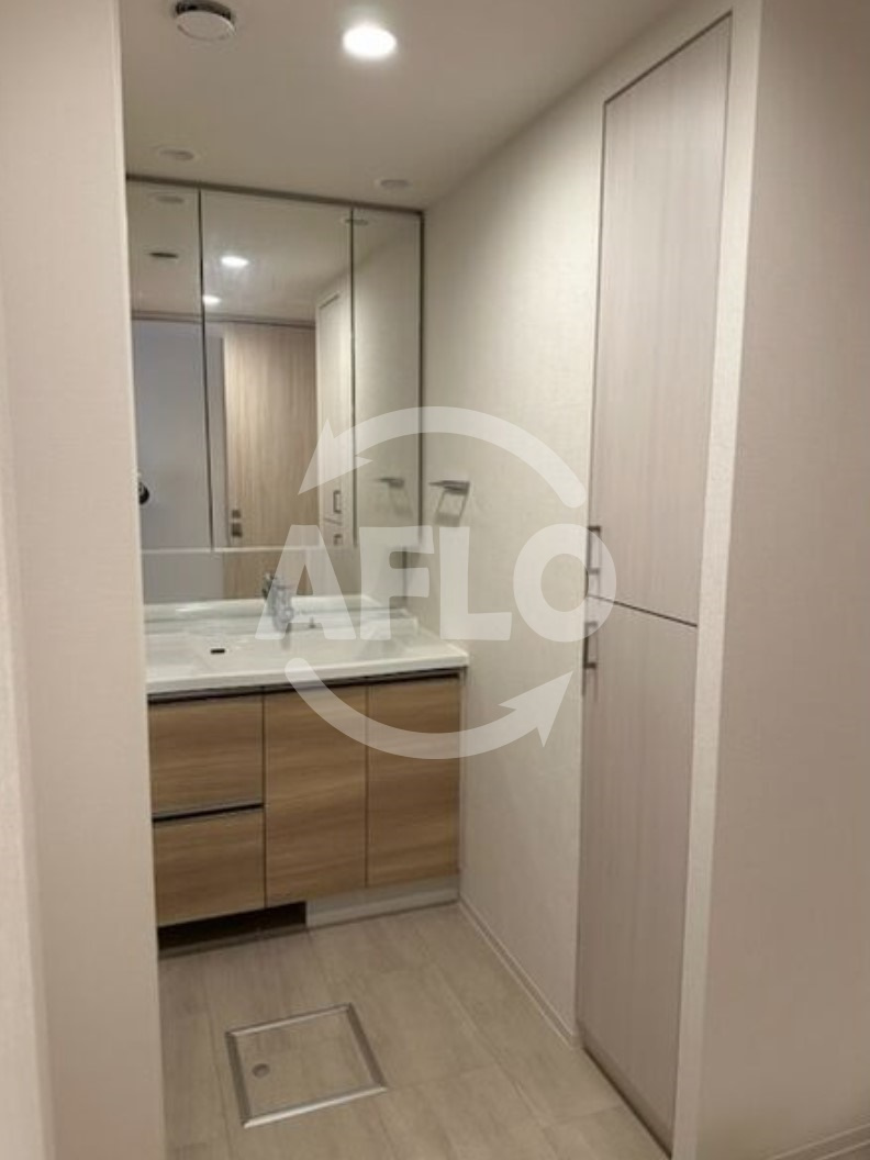大阪ベイレジデンス　南港光小学校区の洗面所|大阪ベイレジデンス　洗面所