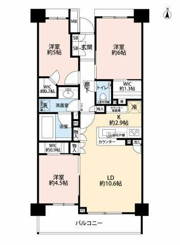 【間取り】 | パークホームズ中野