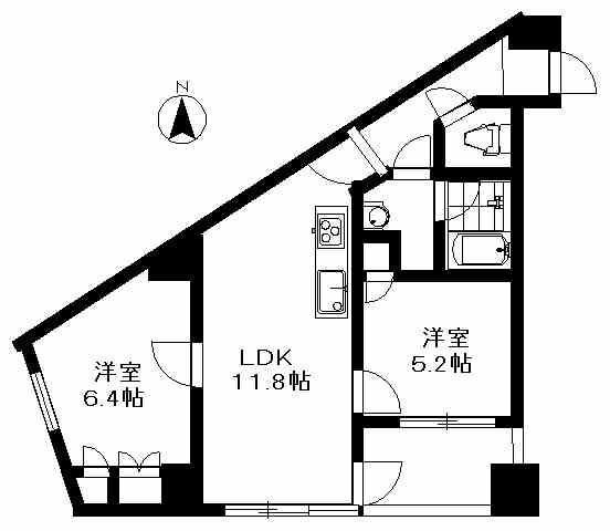 アピス日暮里の間取り