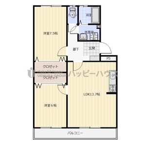 【間取り】 | 坂井ビル | 現況優先です。