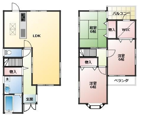 【間取り】 | 宇治市伊勢田町中荒　中古戸建