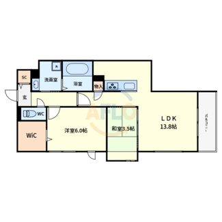 【間取り】 | D-room Sumie EAST | D-room Sumie East　間取り