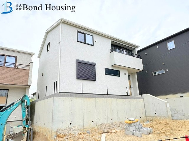 太陽光標準設置の建売住宅　美穂が丘　全18区画分譲　18号棟の外観