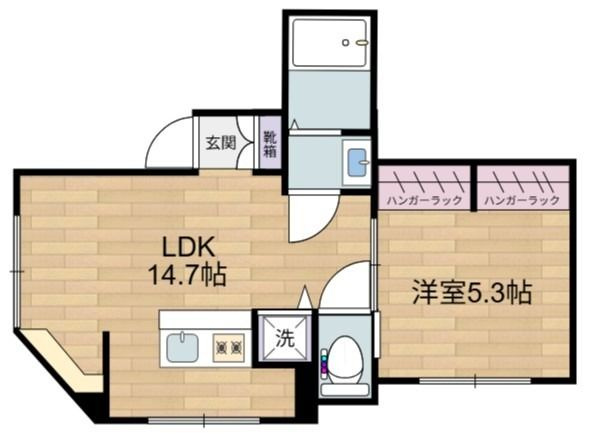 【間取り】 | ラフィネ調布-国領町-
