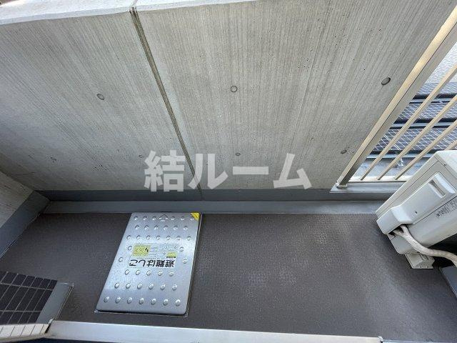 板橋区大山金井町の賃貸マンションのバルコニー