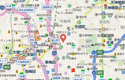 【地図】 | シティエール東梅田Ⅱ