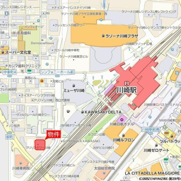 Ｂｒｉｌｌｉａ　Ｔｏｗｅｒ　ＫＡＷＡＳＡＫＩの地図