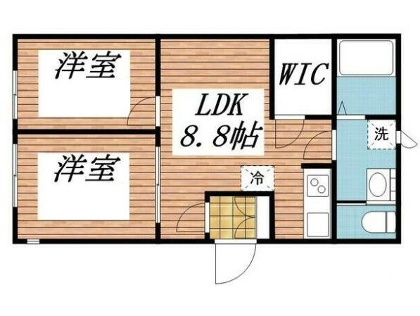 エクウス中村橋の間取り|間取りです。