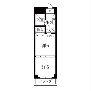 桜マンションの間取り