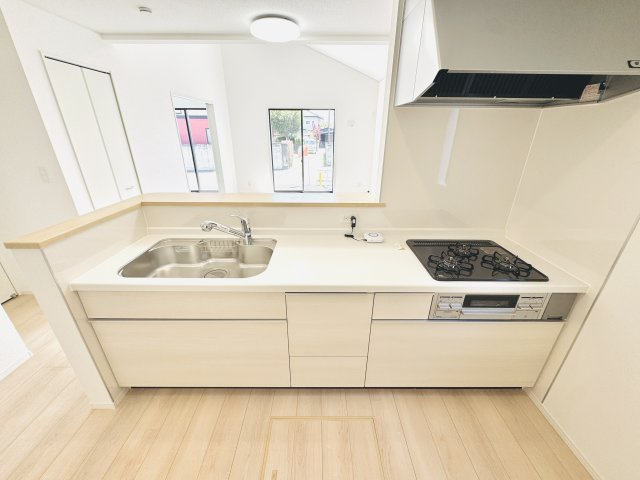 Cradle Garden前橋市粕川町新屋第2　新築住宅 1号棟のキッチン