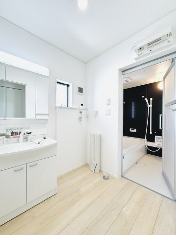 Cradle Garden前橋市粕川町新屋第2　新築住宅 1号棟の居間・リビング