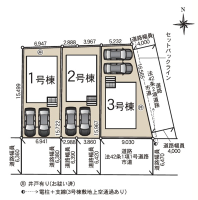 【区画図】 | 沼津市本郷町 4期 新築一戸建て 1号棟 | 1号棟の区画図です