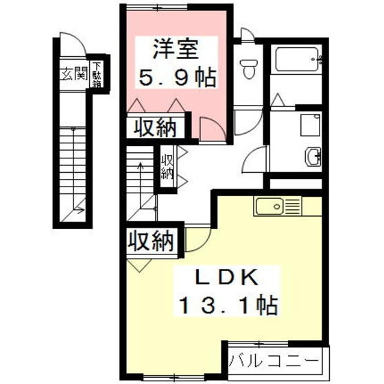 Ｆｉｎｅ　Ｐｌａｃｅの間取り