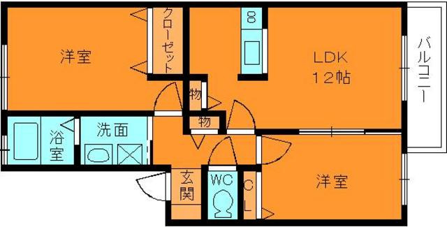 オーチャード　ベリーの間取り