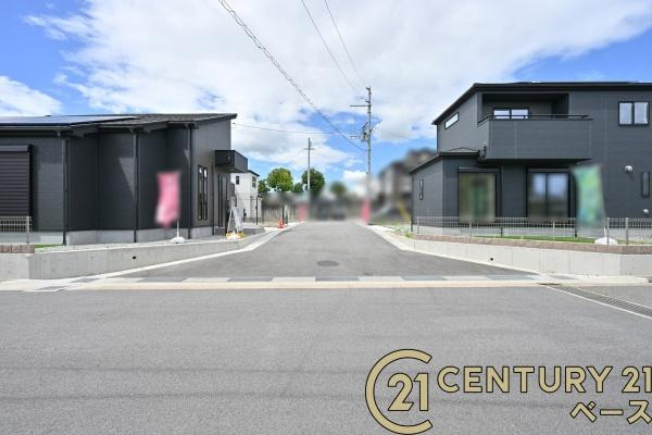 奈良市押熊町の新築一戸建の前面道路含む現地写真|■現地撮影写真■