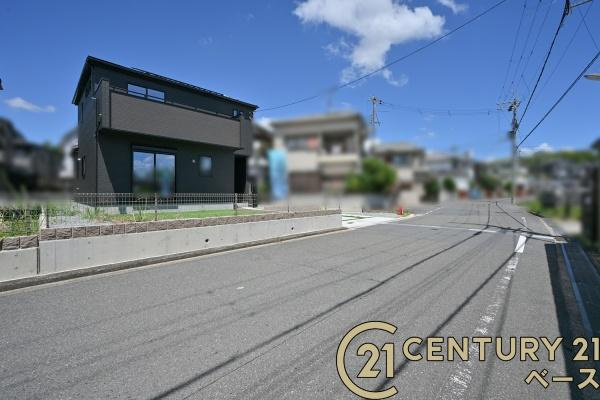 奈良市押熊町の新築一戸建の前面道路含む現地写真|■現地撮影写真■