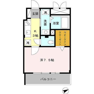 【間取り】 | セレーノ．K | ★オートロック１ＤＫ